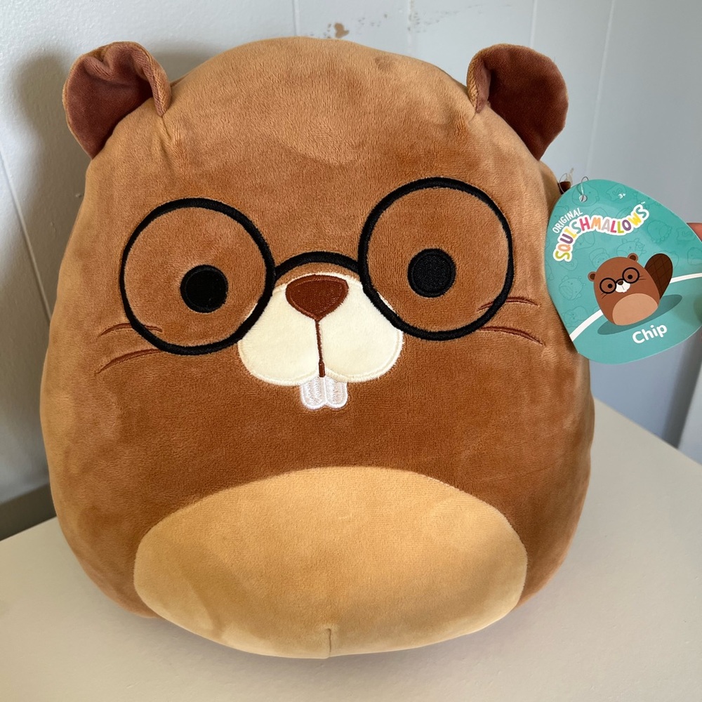 12” Chip Beaver Squishmallow